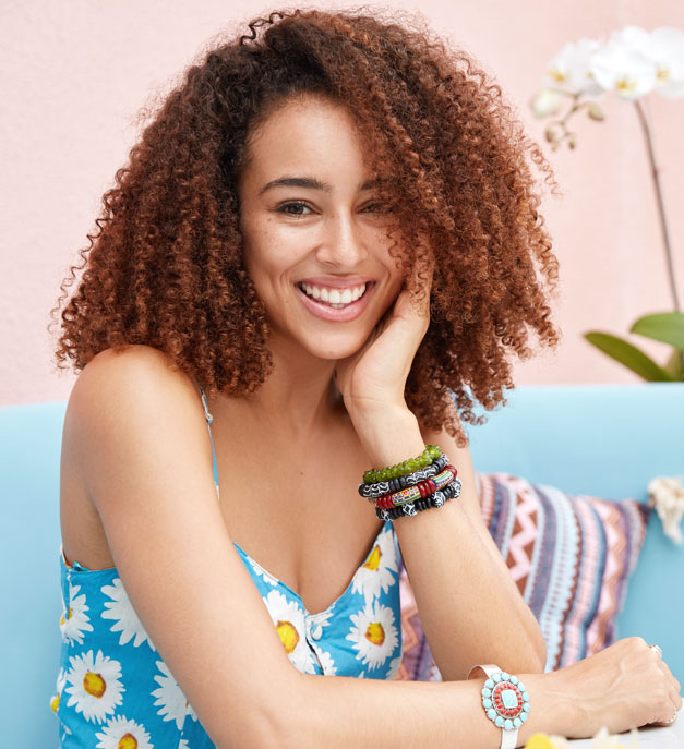 Model inspiring strong women